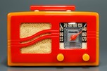 Rare Motorola 51x15W ’S-Grill’ Catalin Radio in Yellow + Red